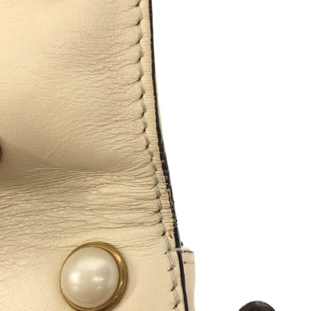 Gucci Chain Shoulder Bag Margaret White Ivory Bee Broadway Queen - Picture 11 of 12